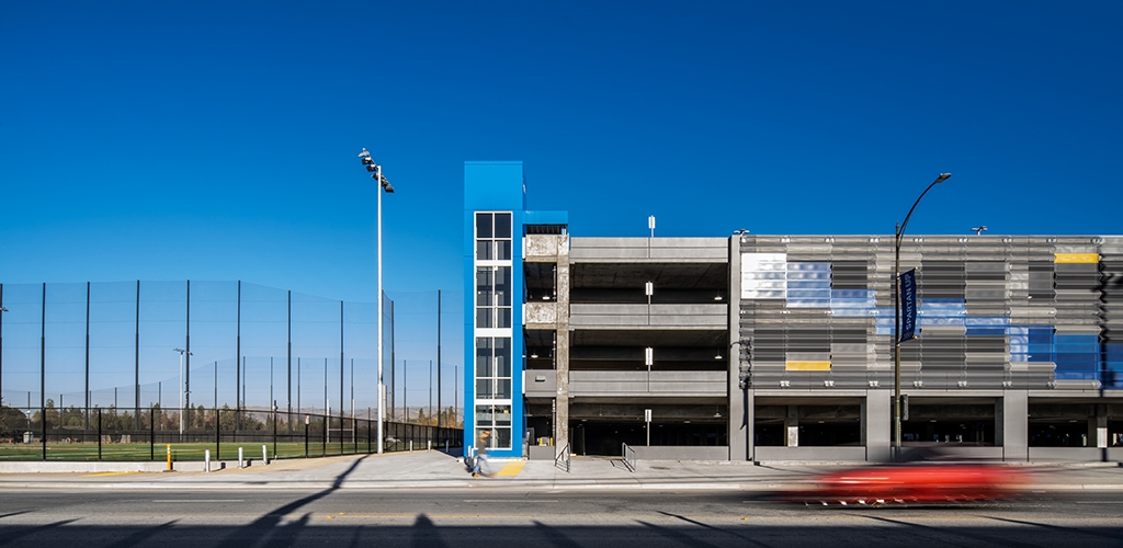 Slideshow image for San Jose State University South Campus Multi-Level Parking Structure & Sports Field Facility