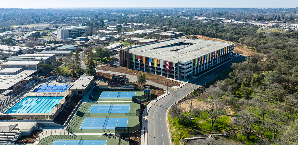 Slideshow image for Sierra College Rocklin Campus Parking Structure