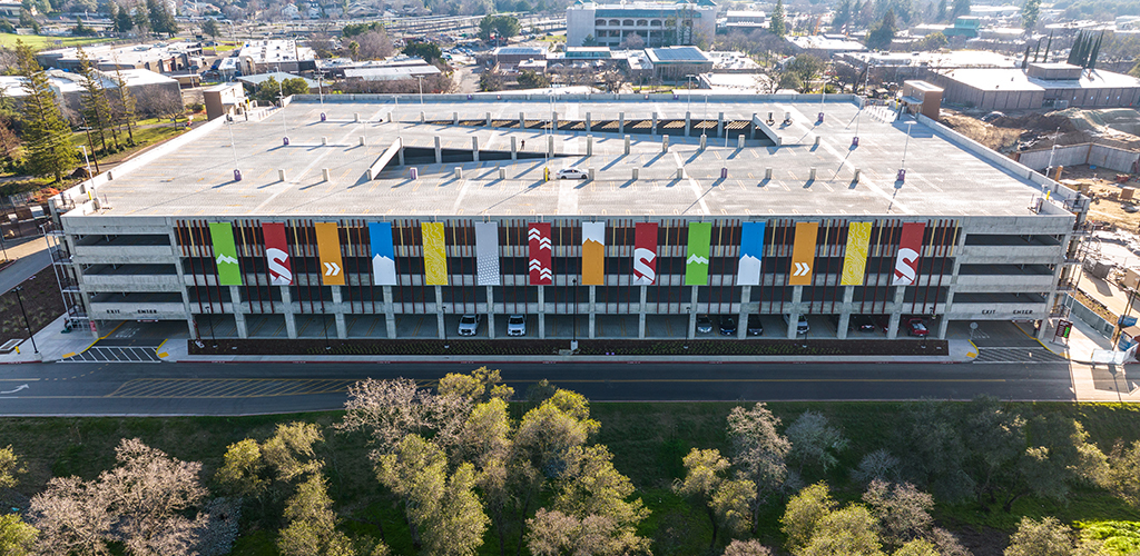 Slideshow image for Sierra College Rocklin Campus Parking Structure