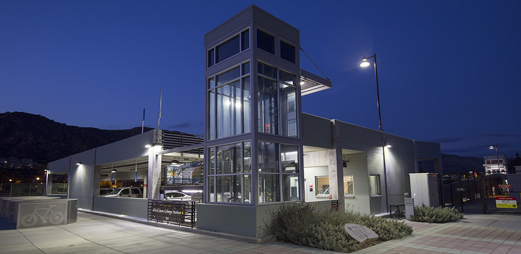 Slideshow image for Metro A Line (Gold) Azusa Citrus Station Parking Structure