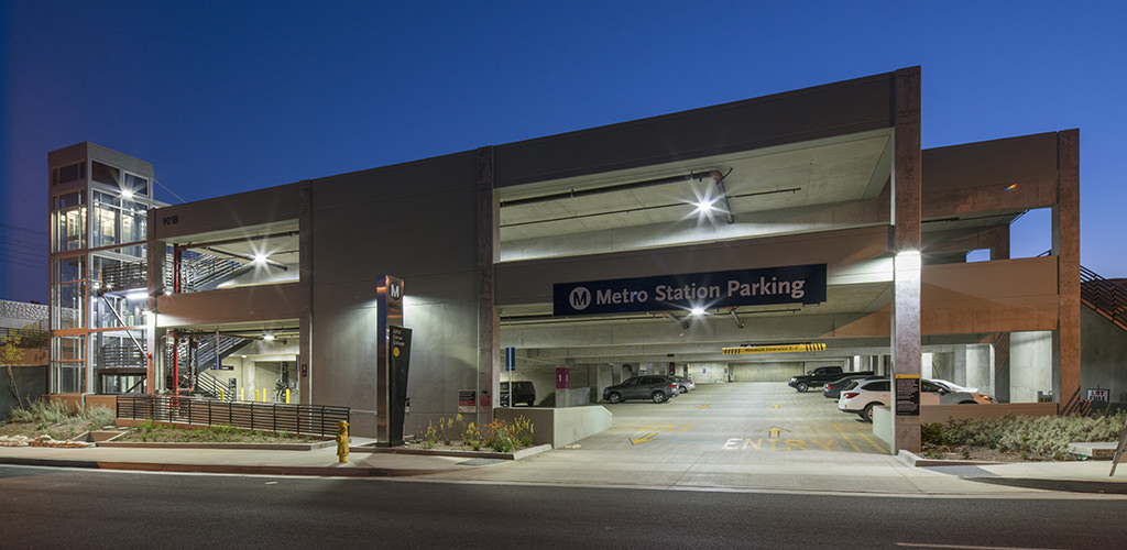 Slideshow image for Metro A Line (Gold) Azusa Citrus Station Parking Structure