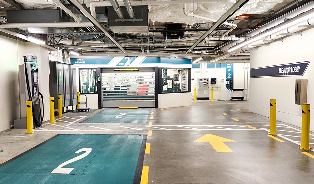 Slideshow image for SPIRE Residential Tower Automated Parking