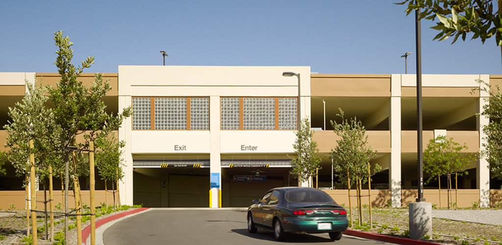 Slideshow image for CSU San Bernardino Parking Structures 101 & 102 and Parking Services Building