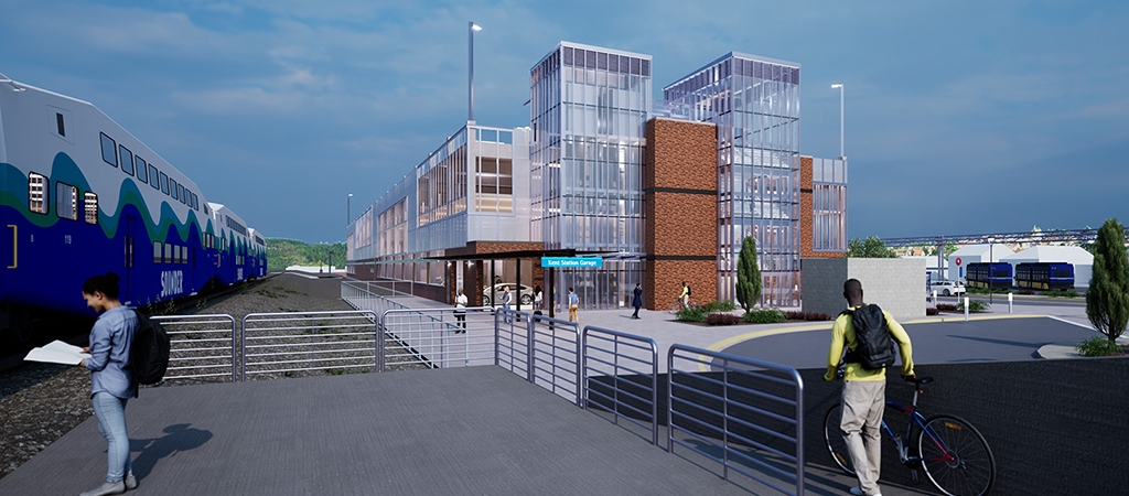Slideshow image for Sound Transit Kent Station Parking & Access Improvements