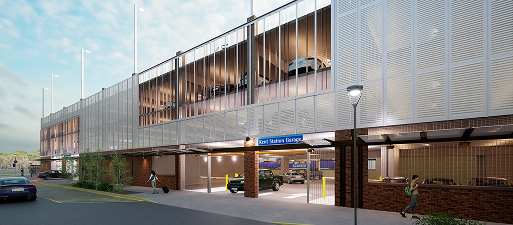 Slideshow image for Sound Transit Kent Station Parking & Access Improvements
